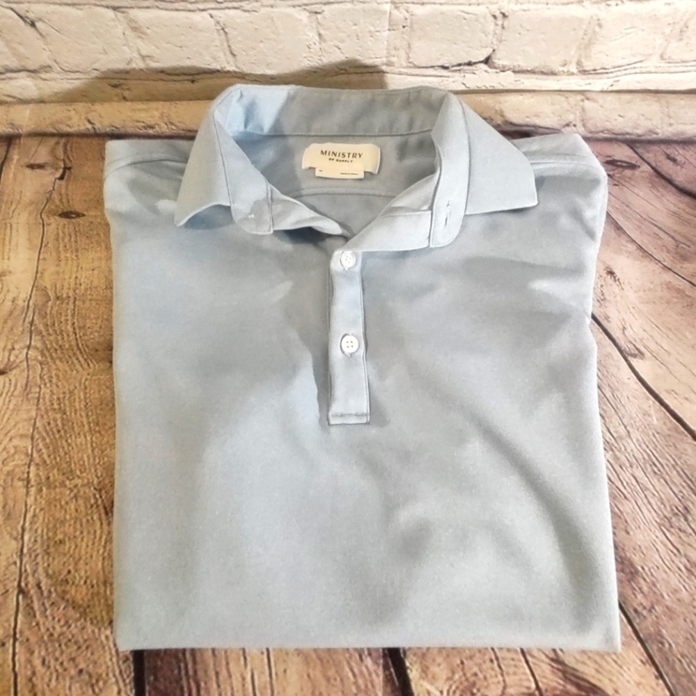 Ministry of Supply Sky Blue Shirt Med